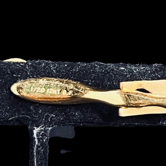 Lions Club Gold Filled President Tie Bar And Chairman Tie Tack Set (5345) - Picture 8 of 8